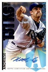Matt Andriese 2015 Topps Update Career High Auto Card #CHA-MAN